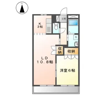 ドリーム・SKY【202号室】の間取り