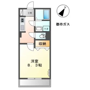 サンピア幸【2階】の間取り
