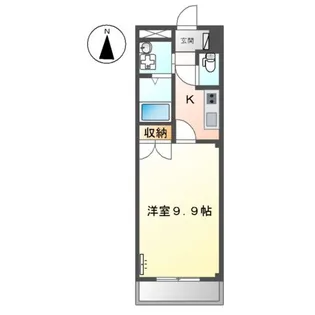 サンシャイン ビレッジ【202号室】の間取り