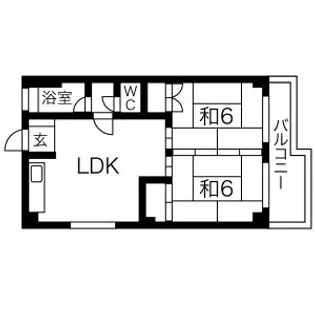 ヴィラコスモス稲沢【4階】の間取り