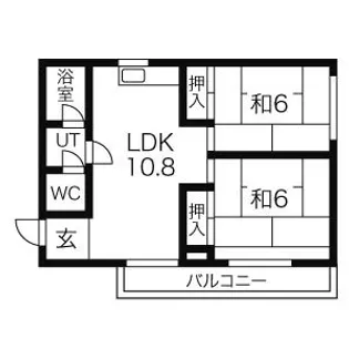 ヴィラコスモス稲沢【2階】の間取り