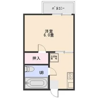 グリーンコーポミツイ【203号室】の間取り