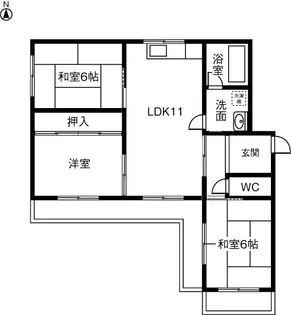 AMBER INAZAWA【4階】の間取り