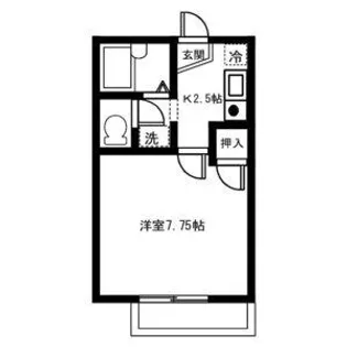 ラフォーレSOUTH【2階】の間取り