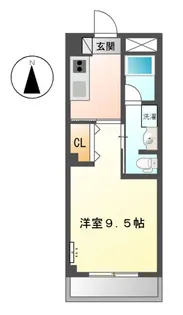 コンフォール松下【3階】の間取り