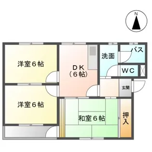 サンファミリーⅡ【2階】の間取り