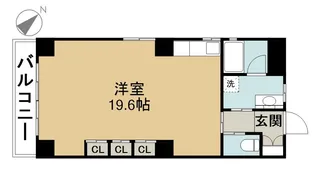 ボン・ヴィヴァン新清洲【502号室】の間取り