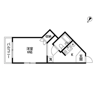 増田マンション【105号室】の間取り