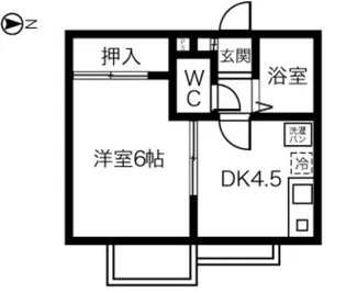 HAUSKA TALO INABA【1階】の間取り