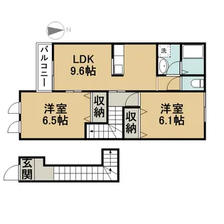 フォレスト【2階】の間取り