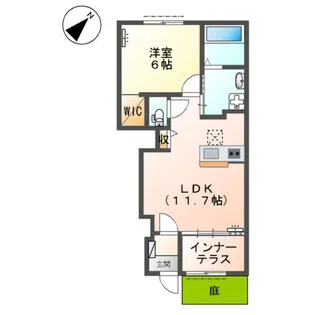 プティ ボヌールⅡ【1階】の間取り