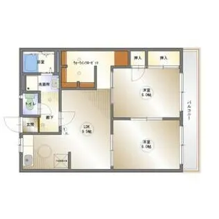 タウニー近江【1階】の間取り