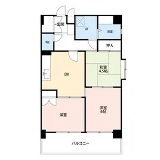 サンヴィラ花咲【2階】の間取り