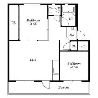 二村ビル【3階】の間取り