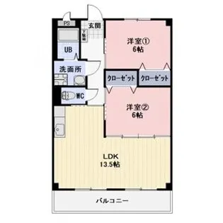 ラヴィアン新川【101号室】の間取り