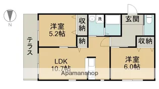 愛知県海部郡大治町大字砂子字犬飼【アパート】の間取り