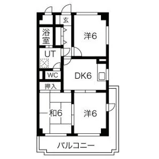 グランドールエコー【4階】の間取り