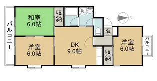 第一早川ビル【D-1号室】の間取り