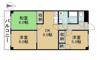 サンモール西鳥【3階】の間取り