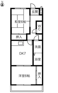 PARK SIDE HOUSE【2階】の間取り