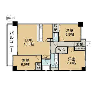 GRAN MONSILVA【3階】の間取り