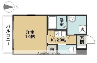 セントラルコート高道【302号室】の間取り