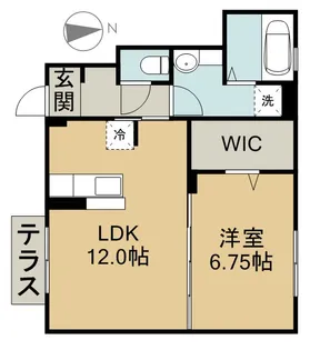 ハートフルタウン【1階】の間取り