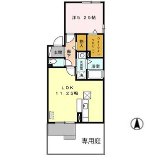 ジラソーレ・フォーレ フォーレ【1階】の間取り