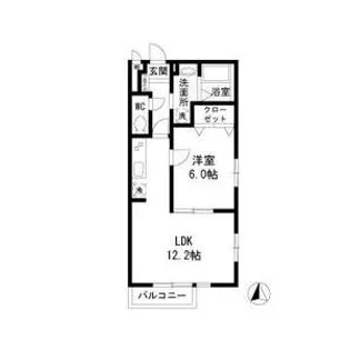 ソルティ アルデイア【101号室】の間取り