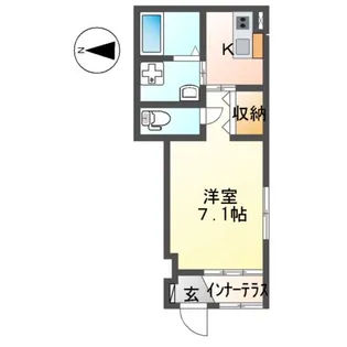 ロージー【102号室】の間取り