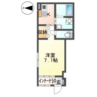 ロージー【101号室】の間取り