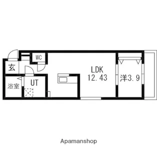 ティンガーラ須ヶ口WEST【1階】の間取り