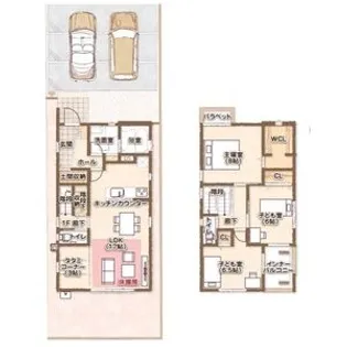 愛知県あま市小路2丁目【一戸建】の間取り