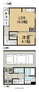 ADD ON 長牧Ⅱ【1階】の間取り