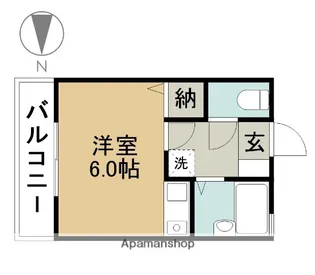 フレグランス七宝2番館【2階】の間取り