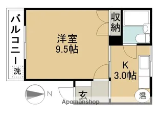 コーポWOODY【2階】の間取り