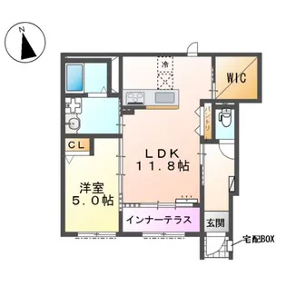 ボナール【1階】の間取り