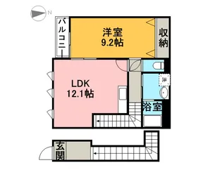 トロワ アンジェロ【2階】の間取り