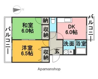 グレイスK【1A号室】の間取り