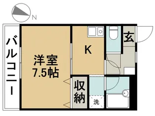 リヴィエール【102号室】の間取り