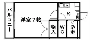 レオパレスMAEDA【202号室】の間取り