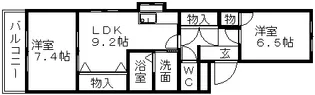 コロナハイツ【101号室】の間取り