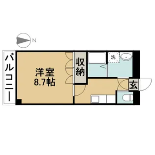 スクエア105【101号室】の間取り