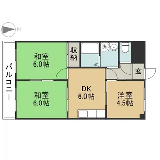 第三メゾンキジ【302号室】の間取り