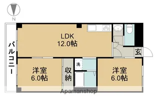 サンライズ清香Ⅱ【305号室】の間取り