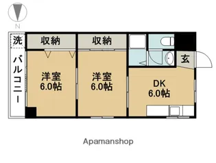堀田ビル第2【302号室】の間取り