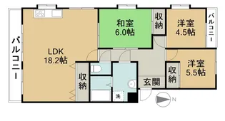 第三弥生マンション【4B号室】の間取り