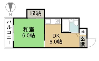 メゾン住吉【303号室】の間取り