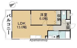 メゾンSKⅡ【105号室】の間取り