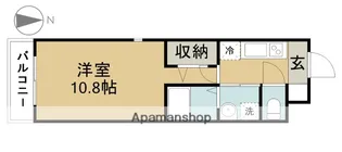 ウエストステージ【1階】の間取り